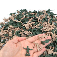 Kesoto 360pcs/set 1/72 Plastic Military Soldiers Figurine Army Figures Model Accs
