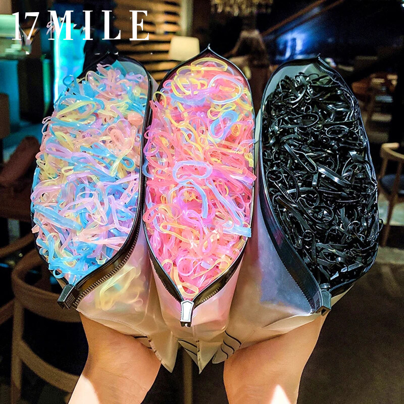 , Dây Cao Su Nhỏ, Dây Buộc Tóc Kẹp Tóc Đuôi Ngựa Phụ Kiện Tóc Thời Trang