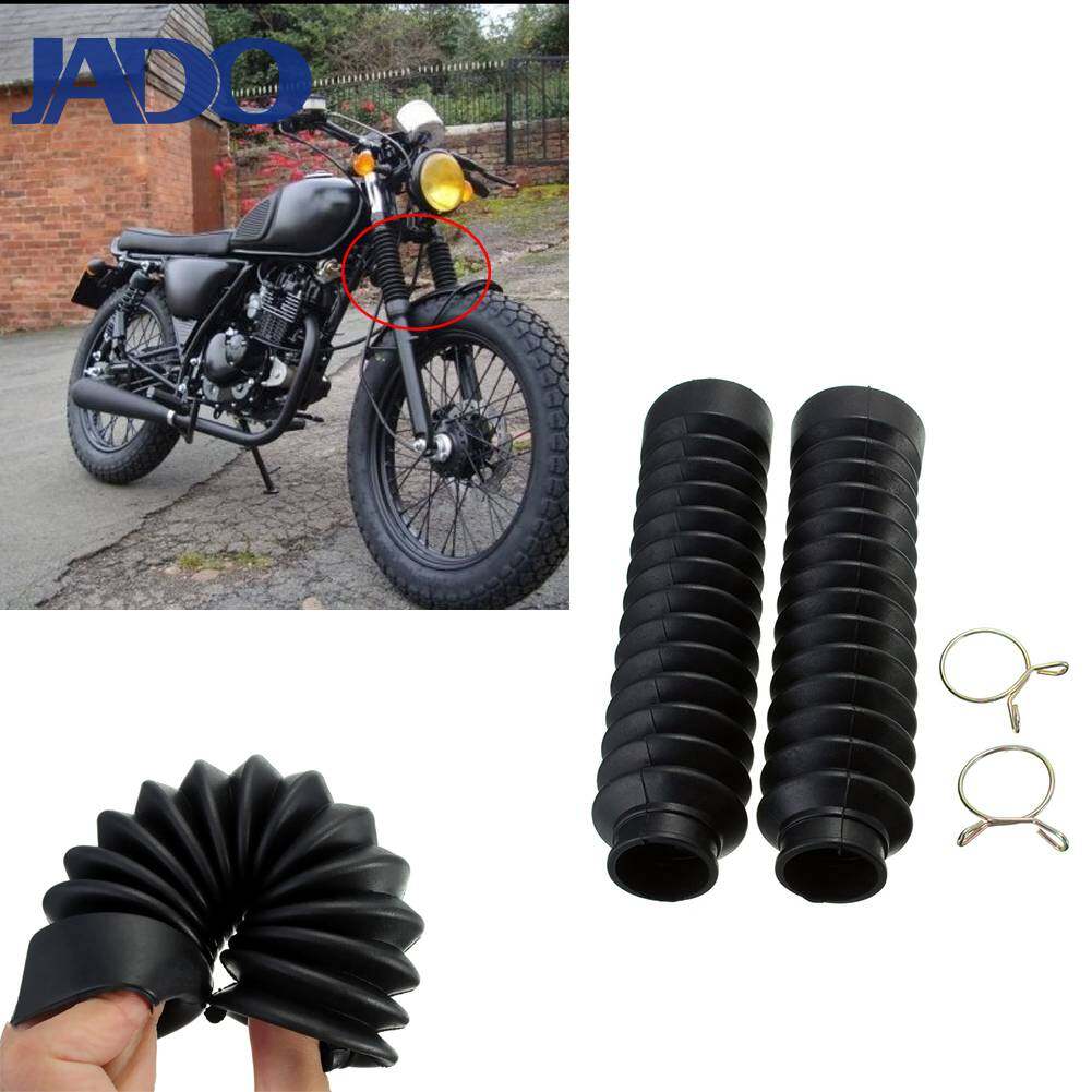 2pcs Motorcycle Front Fork Cover Universal Front Fork Shock Absorber Dust