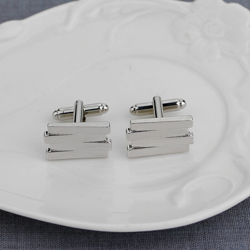 Hot Sale Cufflinks Luxury Gift Party Wedding Suit Shirt Versatile Simple Cufflinks