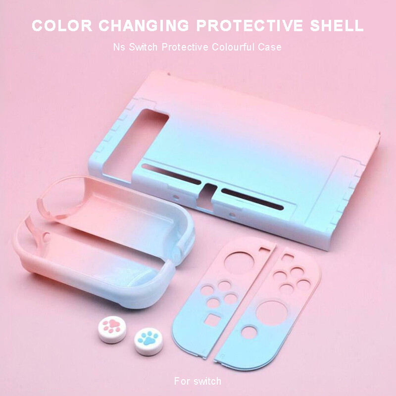 Cho bộ chuyển đổi Nintendo NS joy-con Bìa Gradient COLOFUL PC bảo vệ trường hợp vỏ