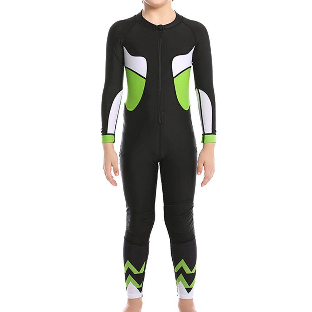 UV Protection Keep Warm for Scuba Diving Snorkeling Swimming Fishing Fine Neoprene Kids Wetsuit for Boys Girls One Piece Full Body Long Sleeve Swimsuit