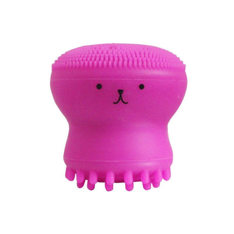 Small Octopus Facial Cleaning Brush Softy Silicone Material Easy to Hold Massages Your Face Reduce Dead Skin Acne Dropshipping