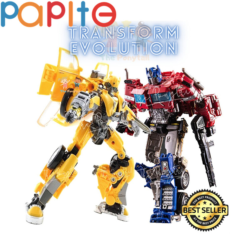 Đồ Chơi Robot Biến Hình HLI, Optimus Prime Bumblebee Đồ Chơi Trẻ Em Nhân Vật Hành Động