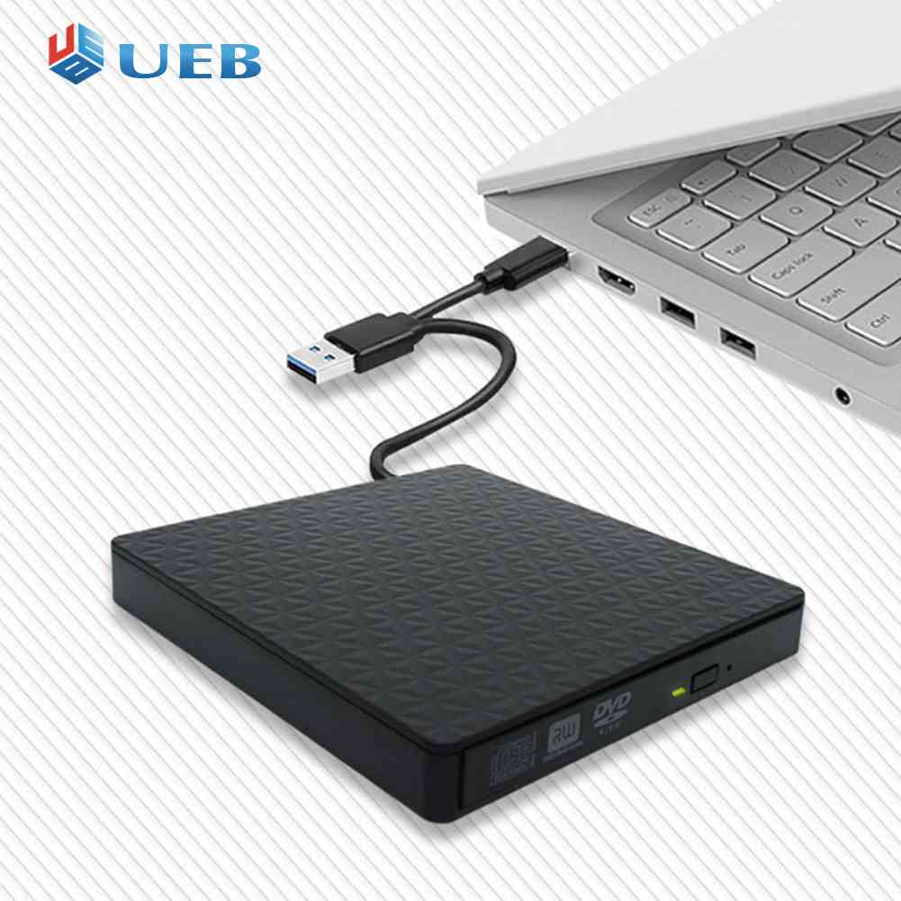 12.7mm ổ đĩa quang vỏ ngăn loại usb-c ổ đĩa quang ngoài ổ đĩa quang enclosure cổng kép plug and play cho windows/mac os/linux
