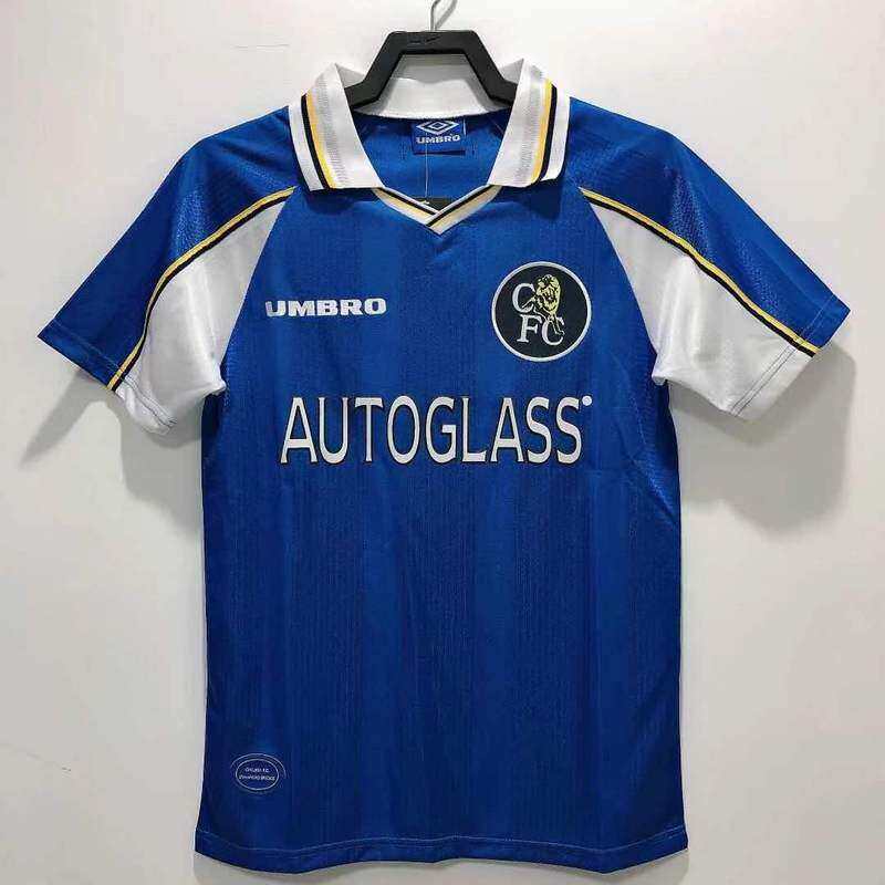 Áo đấu sân nhà chelsea 97/99 áo bóng đá cổ điển s-xxl