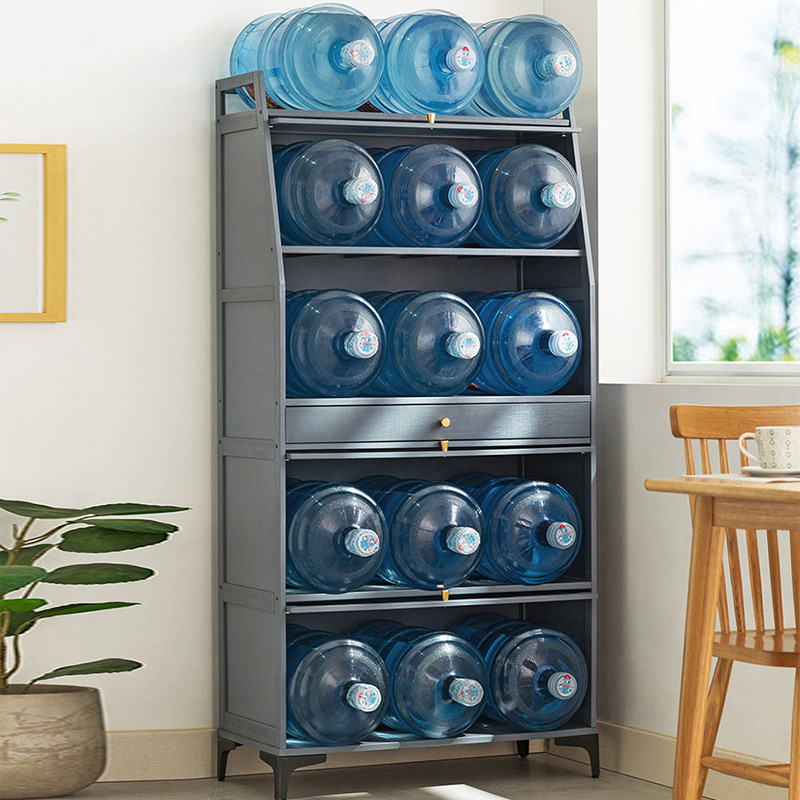 Bonjure House Kitchen shelves, multi-layer storage shelves, microwave oven storage cabinets, floor seasonings, dishes, cupboards, pots and pans, household use ราคา 5,987 บาท*ส่งฟรี