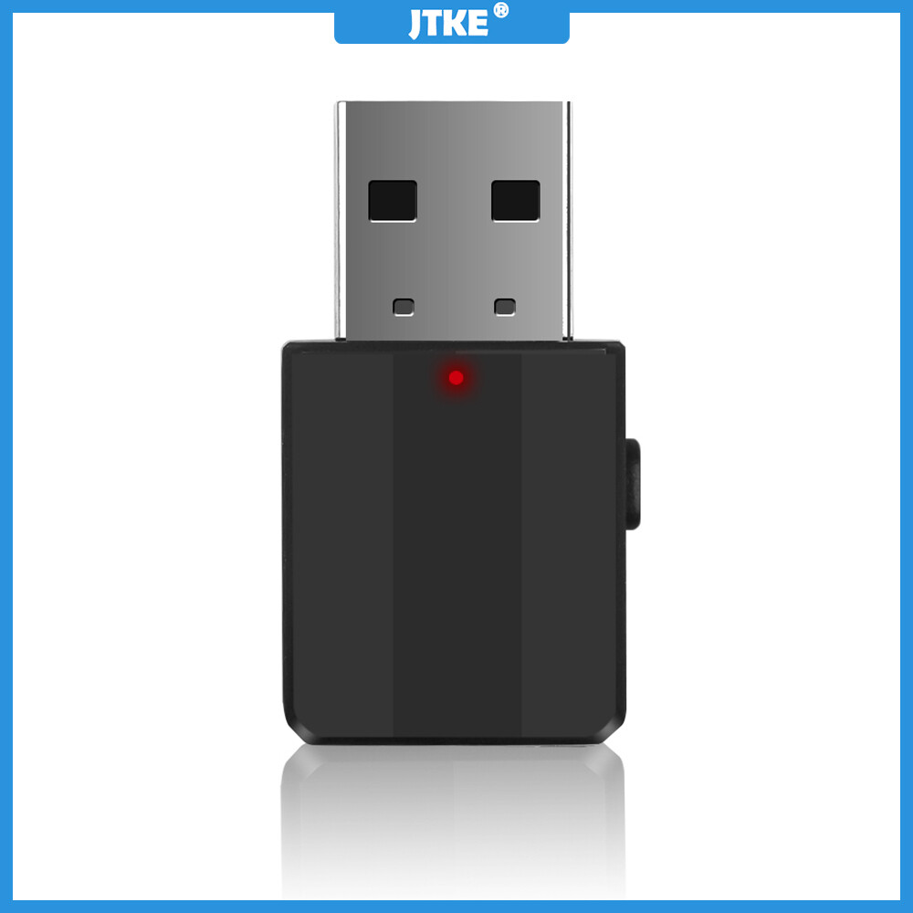 Jtke bộ thu bluetooth 5.0 bộ chuyển đổi âm thanh bluetooth âm thanh nổi giắc cắm aux usb 3.5mm cho pc bộ chuyển đổi không dây xe hơi