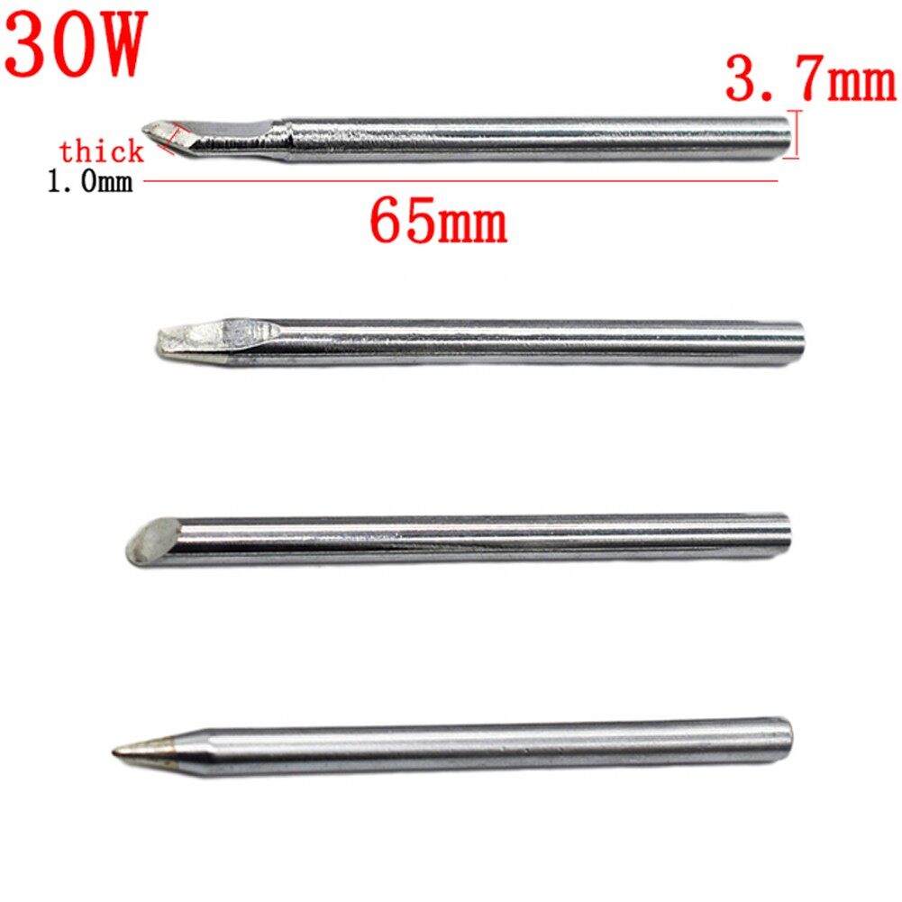 4 cái mỏ hàn không chì 30 40 60w mỏ hàn nhiệt bên ngoài b c d k