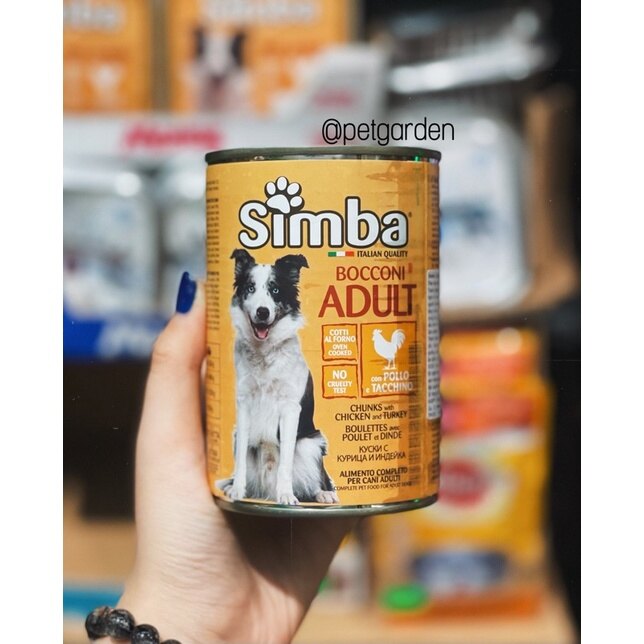 Pate Simba Cho Chó Trưởng Thành 415g vị gà tây