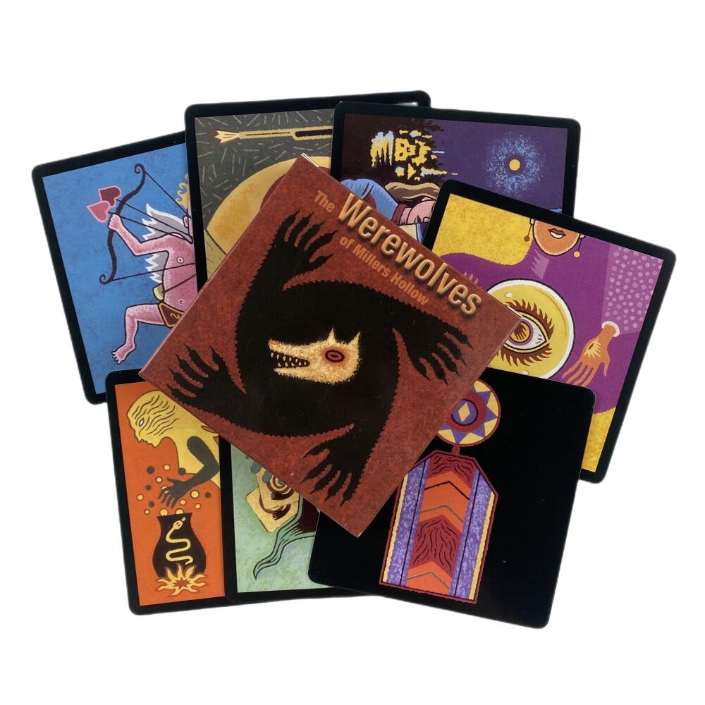 The Werewolf Cards Table Game With Paper Guidebook Puzzle Leisure Family Friend Party Getting Started Simple Board Deck