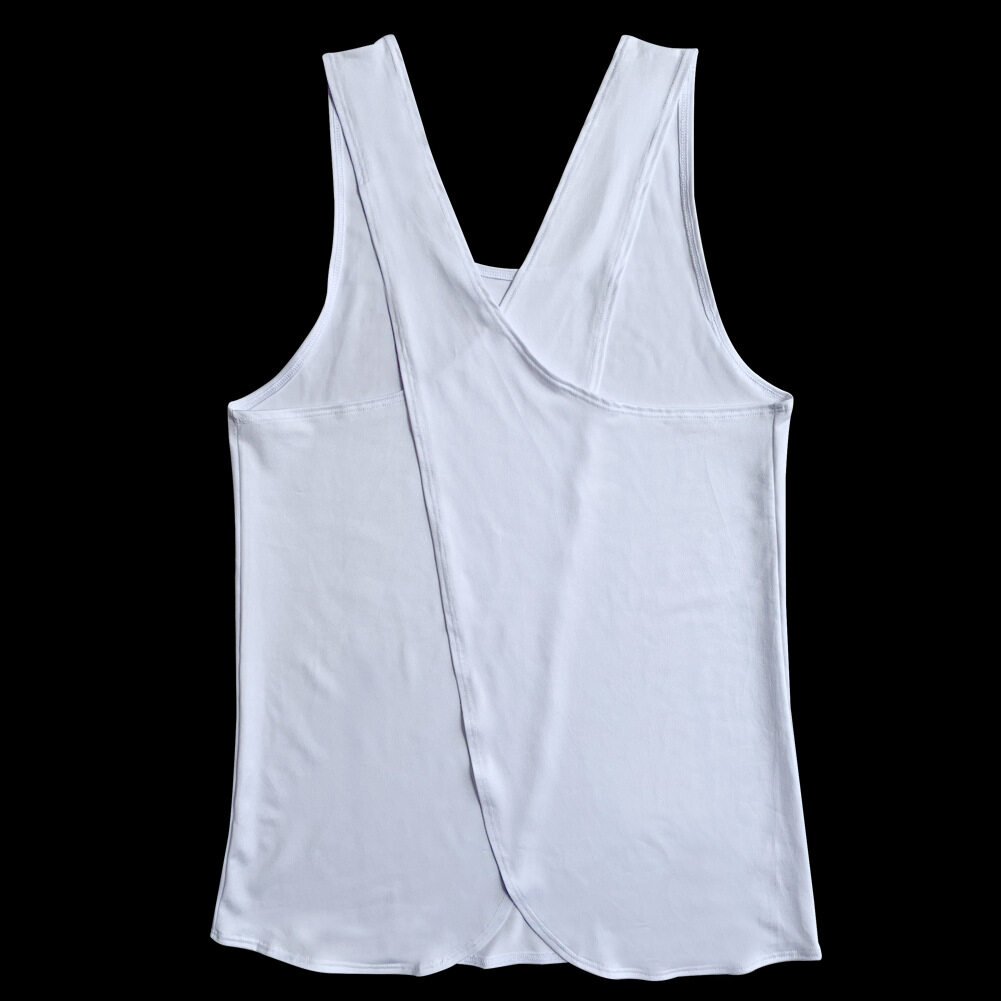 SUPERFLOWER Women's Sports Jogging Running Tank Top Silk Sleeveless Top Fiess Sports Beauty Vest_voghion.com
