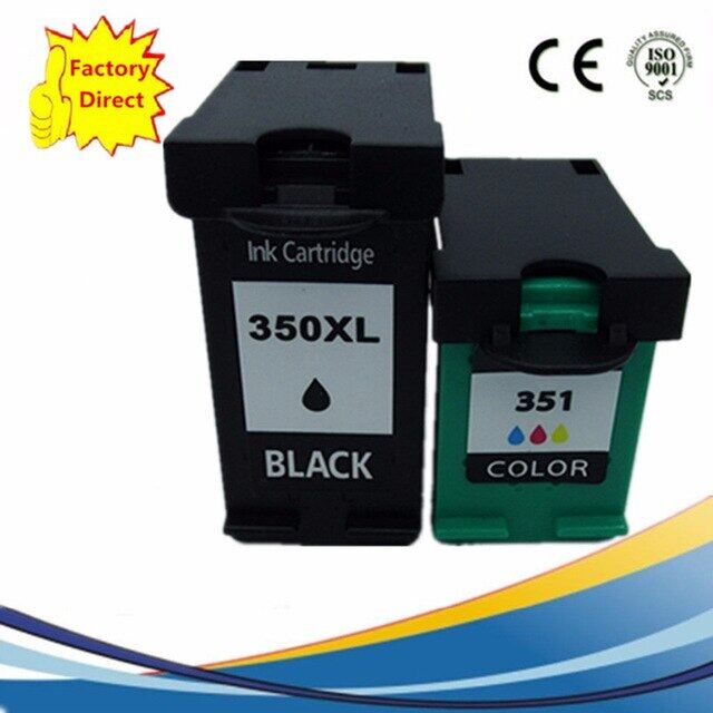 350xl 351xl ตลับหมึก Remanufactured สำหรับ Hp350xl Hp351xl Photosmart 4272 5273 4283 4345 5250 5293 Deskjet D4200 4263(1BK)