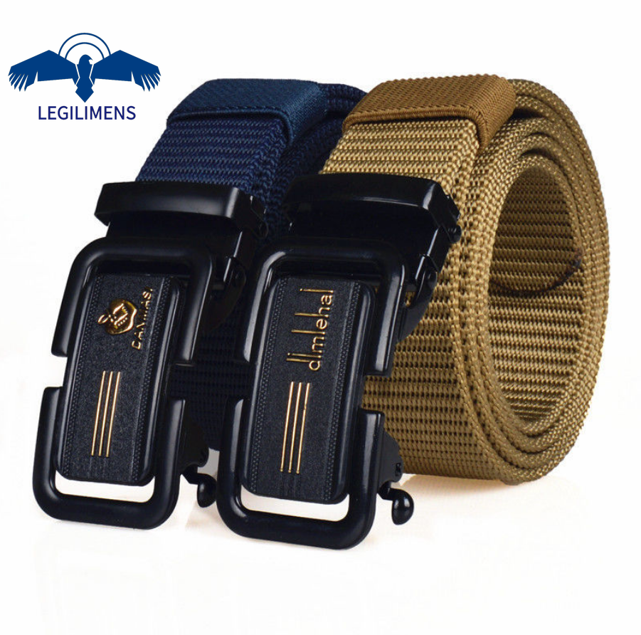 LEGILIMENS Thắt Lưng Khóa Chốt Vải Bố Rộng 3.5CM Thắt Lưng Thời Trang Trẻ Trung Cho Nam Thắt Lưng Vải Bố 120CM Phong Cách Thường Ngày