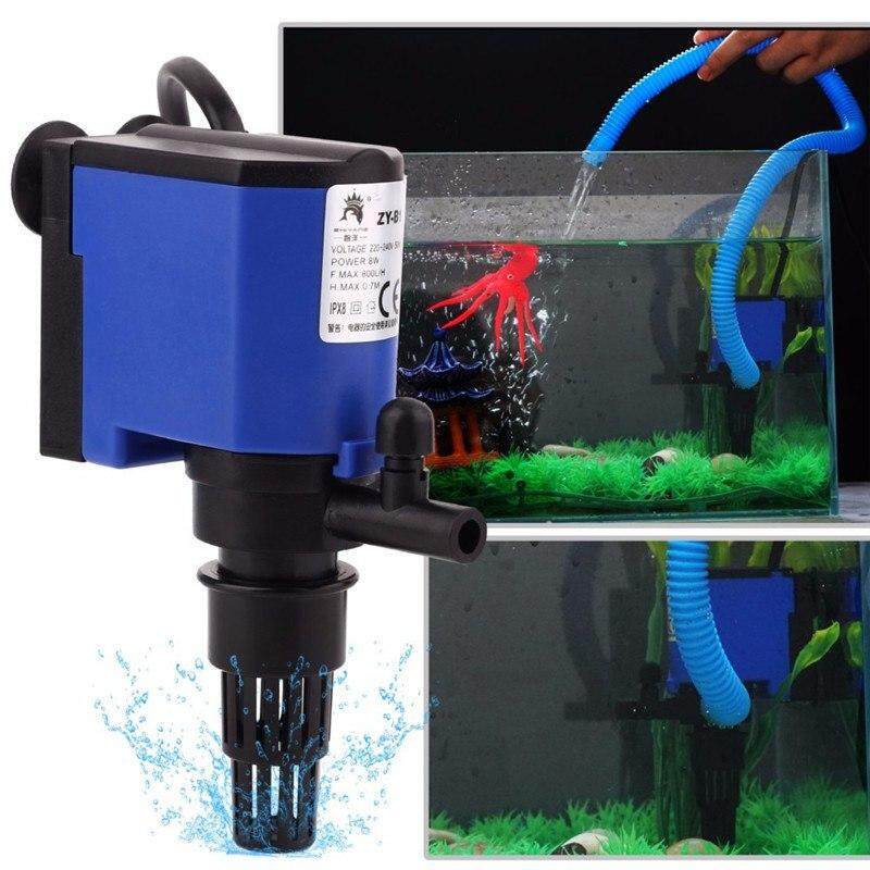 3 trong 1 Đa chức năng Lọc Hồ Bơm Không Khí Bơm Nước hồ Cá Nước Tuần Hoàn SpraySubmersible máy lọc Lọc