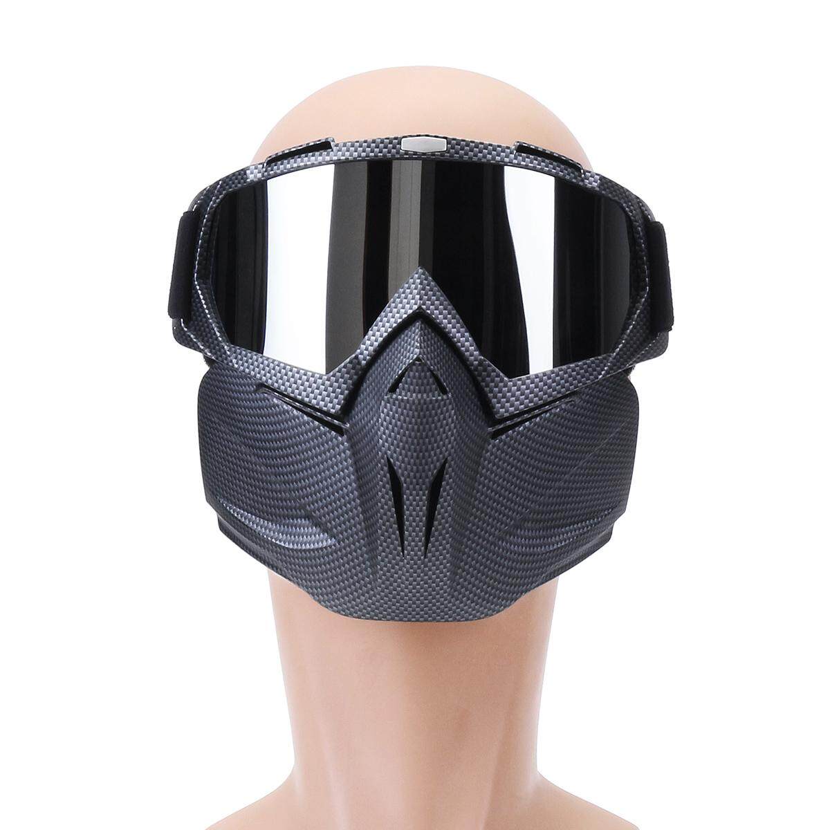 Generic Motorcycle Open Face Shield Skiing Snow Glasses Off Road Dirt