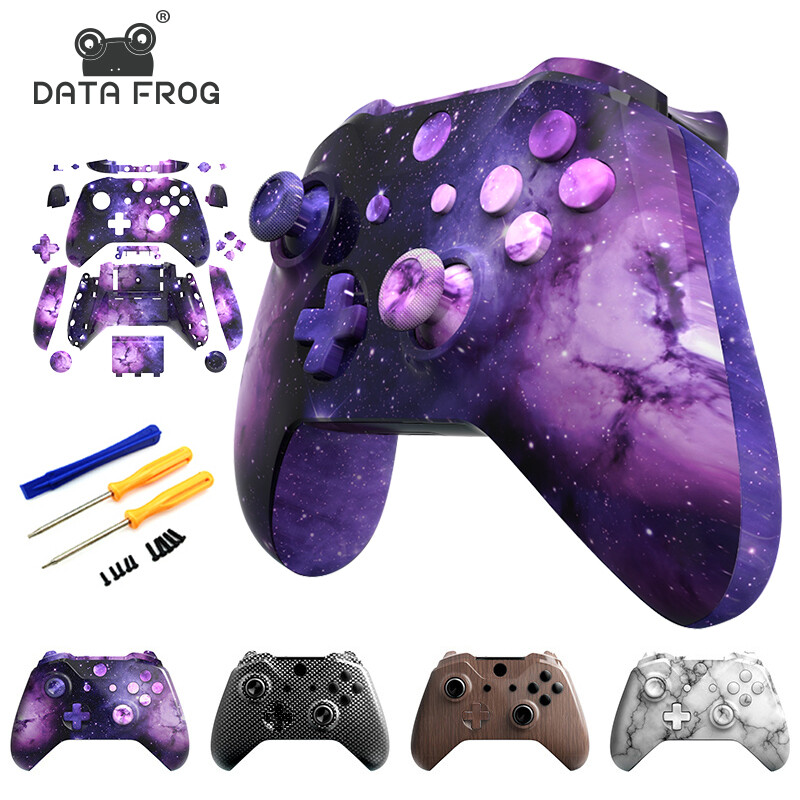 Vỏ Bọc Toàn Bộ Data Frog Cho Xbox One S Vỏ Thay Thế Nhúng Thủy Lực Kèm Bộ Nút Cho Bộ Điều Khiển Không Dây Xbox One Slim