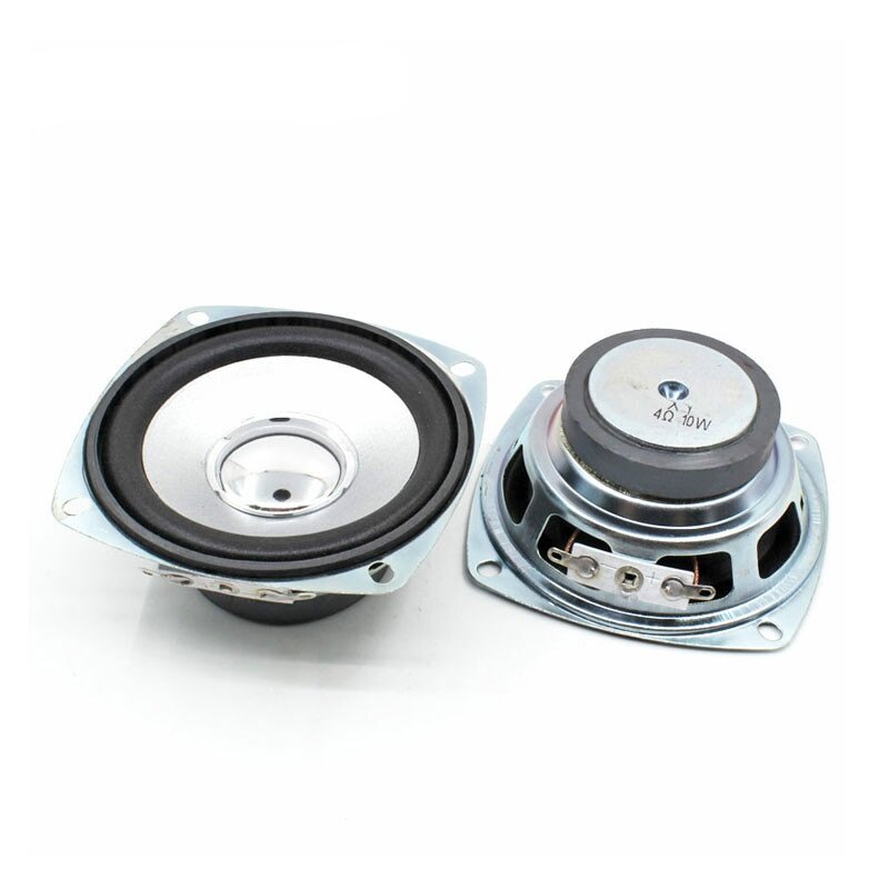 2 loa di động toàn dải mini 3 inch, loa 4 ohm 10w loa vuông âm nhạc tự làm dành cho rạp hát tại nhà