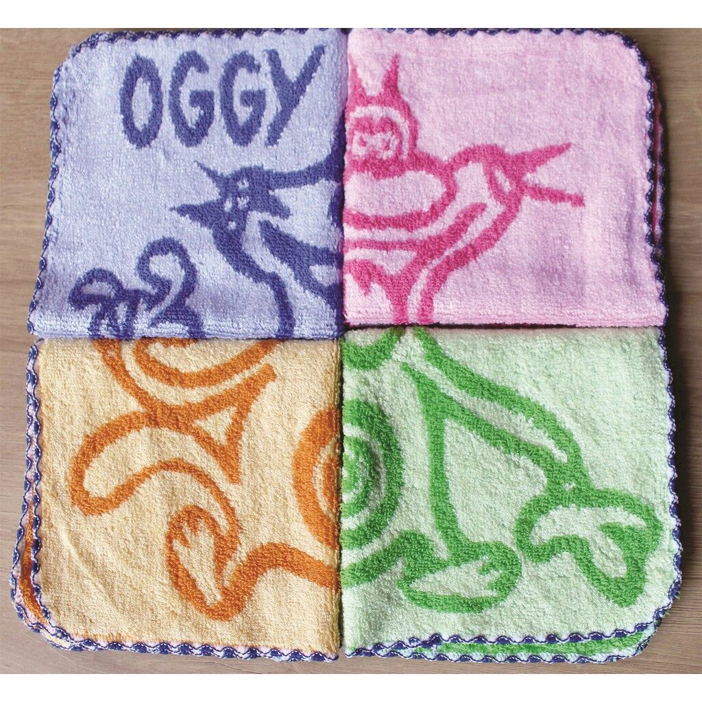 Khăn Mặt Trẻ Em Hình Ngộ Nghĩnh, 1 Mặt Sợi Tre 1 Mặt Sợi Cotton