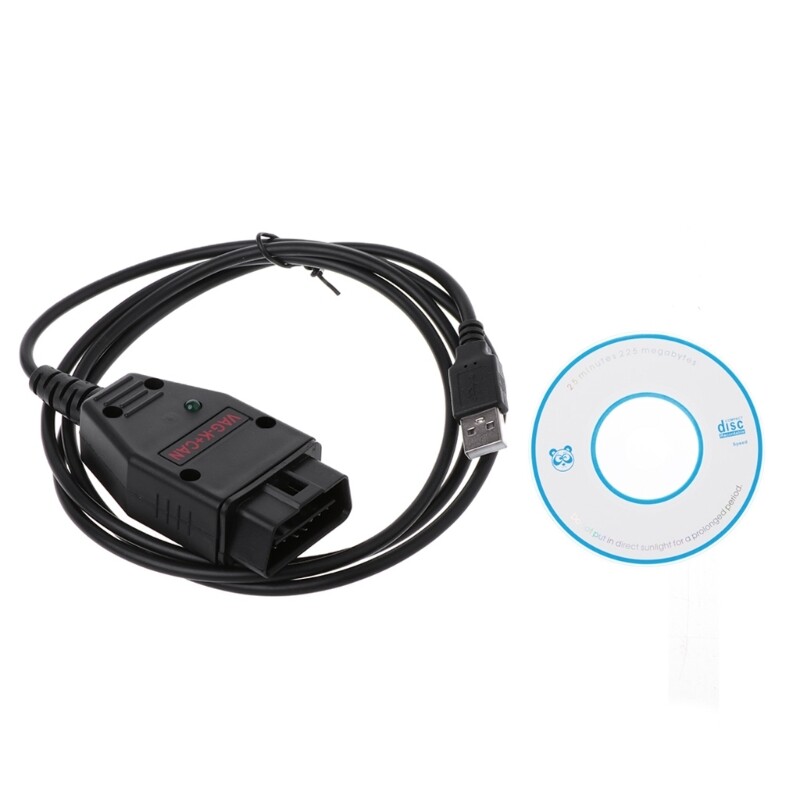 【Cửa hàng phụ tùng ô tô cửa】 VAG-K + Có thể chỉ huy 1.4 OBD2 công cụ máy quét chẩn đoán Com Cáp
