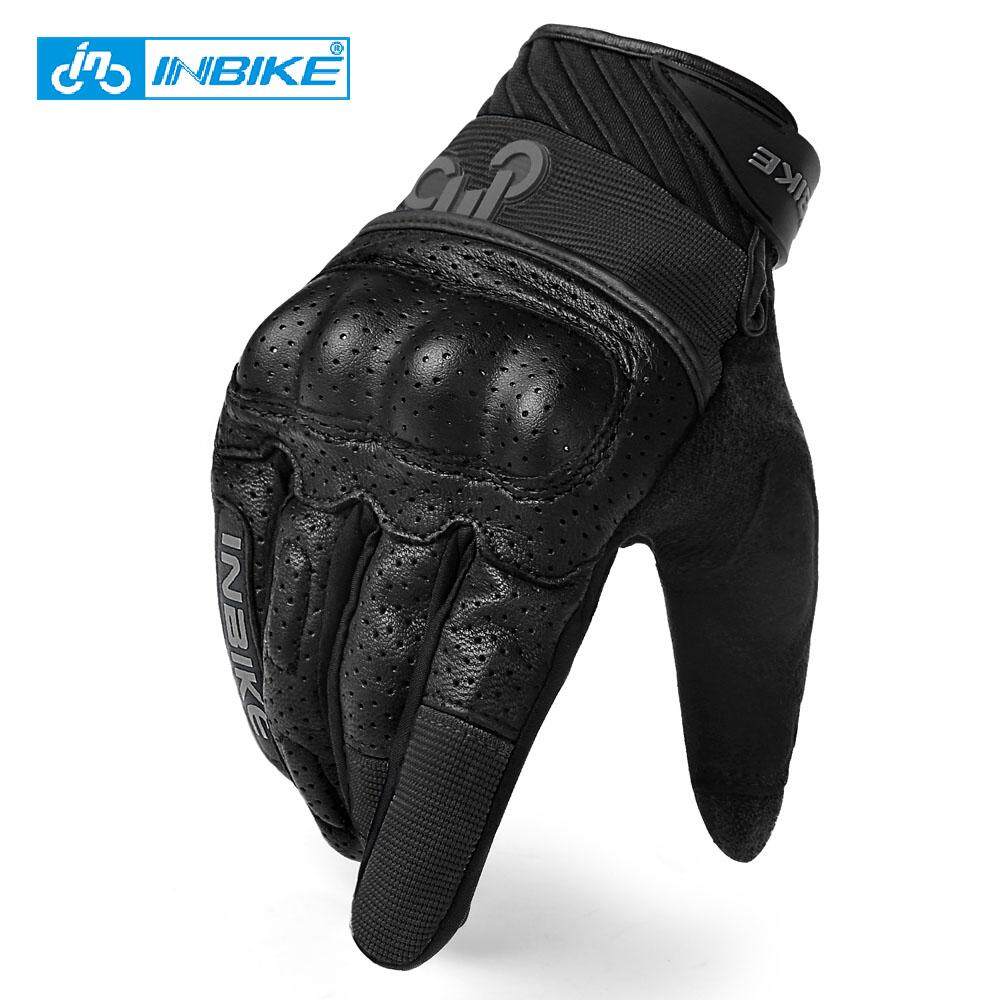 leather bike riding gloves