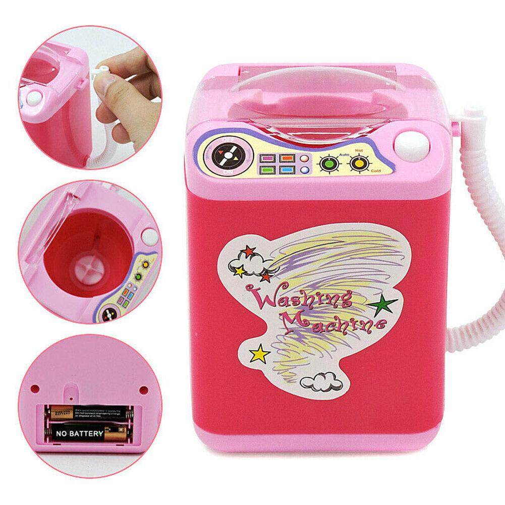 Cutety Máy giặt điện tử mini có thể dùng để giặt cọ trang điểm hoặc làm đồ chơi cho em bé - INTL