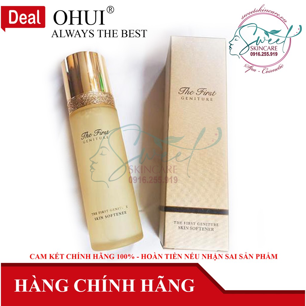 Nước hoa hồng tái sinh da ohui the first skin softener 150ml o hui cấp ẩm chống lão hóa