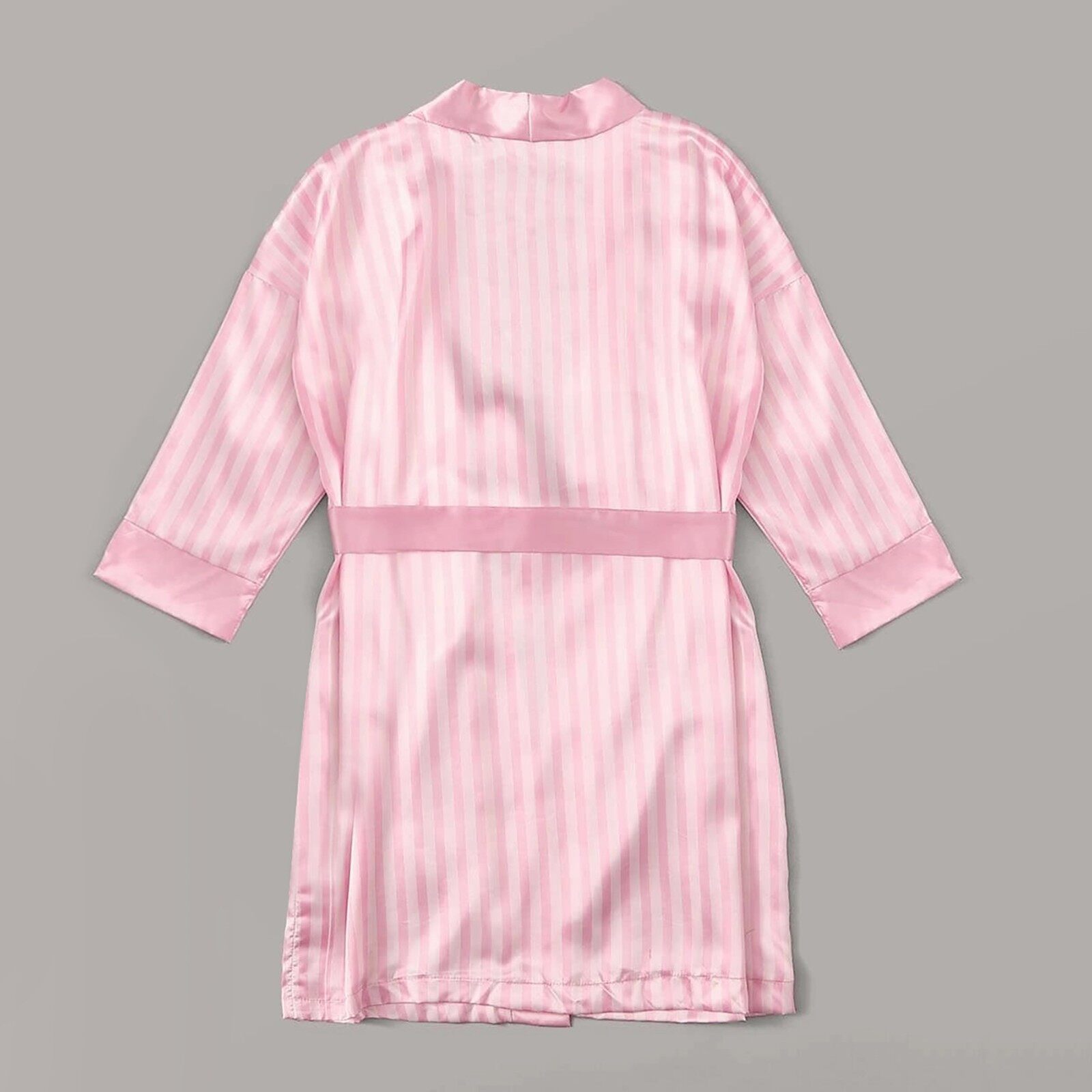 SJWY Đồ Ngủ Bằng Lụa Satin Váy Ngủ Cho Nữ Đồ Lót Áo Choàng Đồ Lót Đồ Ngủ Polyester Gợi Cảm Màu Hồng L 4