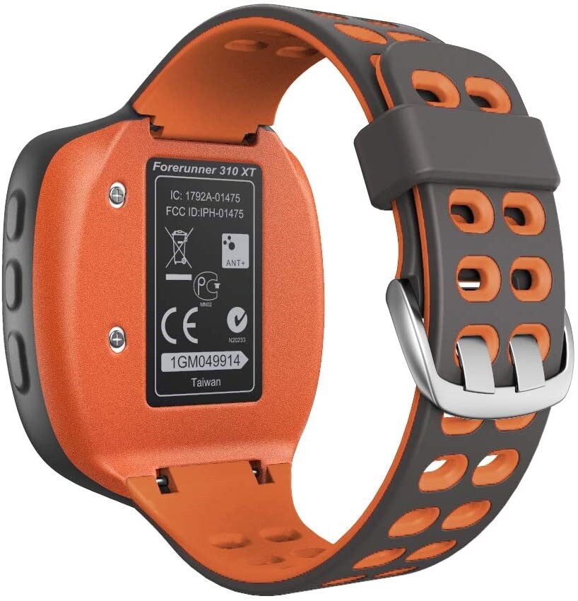[A HOT] ANBEST Strap for Garmin Forerunner 310XT Soft Silicone Watchband Two-color Band Smart Watch Accessories