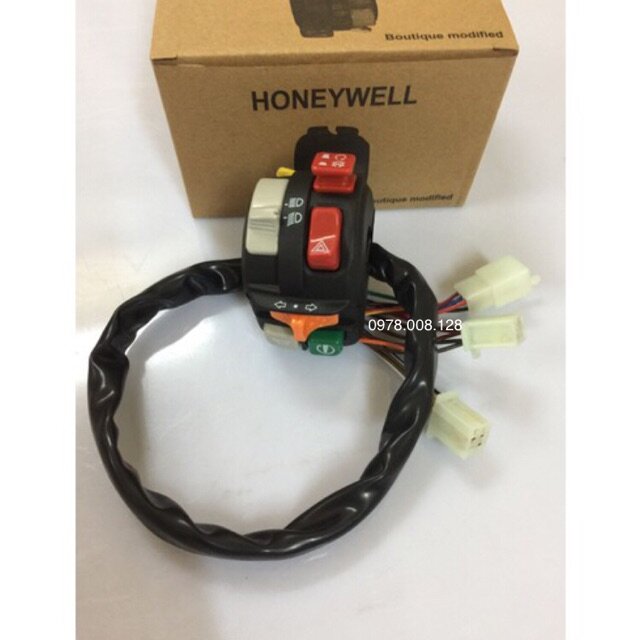 Cùm công tắc HONEYWEll gắn xe wave sirius