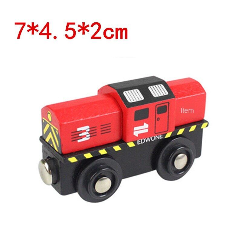 【In-demand】 BIDORA LIFESTYLE EDWONE Wooden Con Tàu Nam Châm For Tmas Wooden Tracks Có Thể Được Kết Nối Với Tmas Train Variety Tàu Hỏa Bằng Gỗ E21 Diesel Train