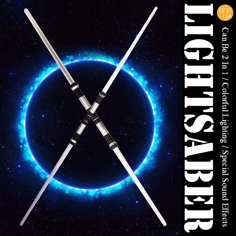 Monkey Fun LED Glow Stick 2 trong 1 Có thể thu vào Thay đổi màu sắc thanh kiếm Laser Đèn đầy màu sắc / Hiệu ứng âm thanh đặc biệt Đồ chơi trẻ em