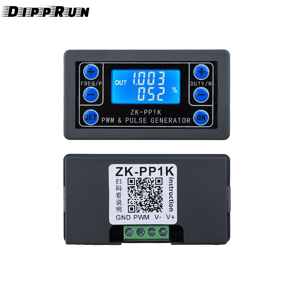 Dipprun ZK-PP1K PWM tần số xung mô-đun có thể điều chỉnh chu kỳ xung sóng vuông hình chữ nhật sóng tín hiệu Chức năng Máy phát điện cho Arduino DIY PWM mô-đun phát tín hiệu