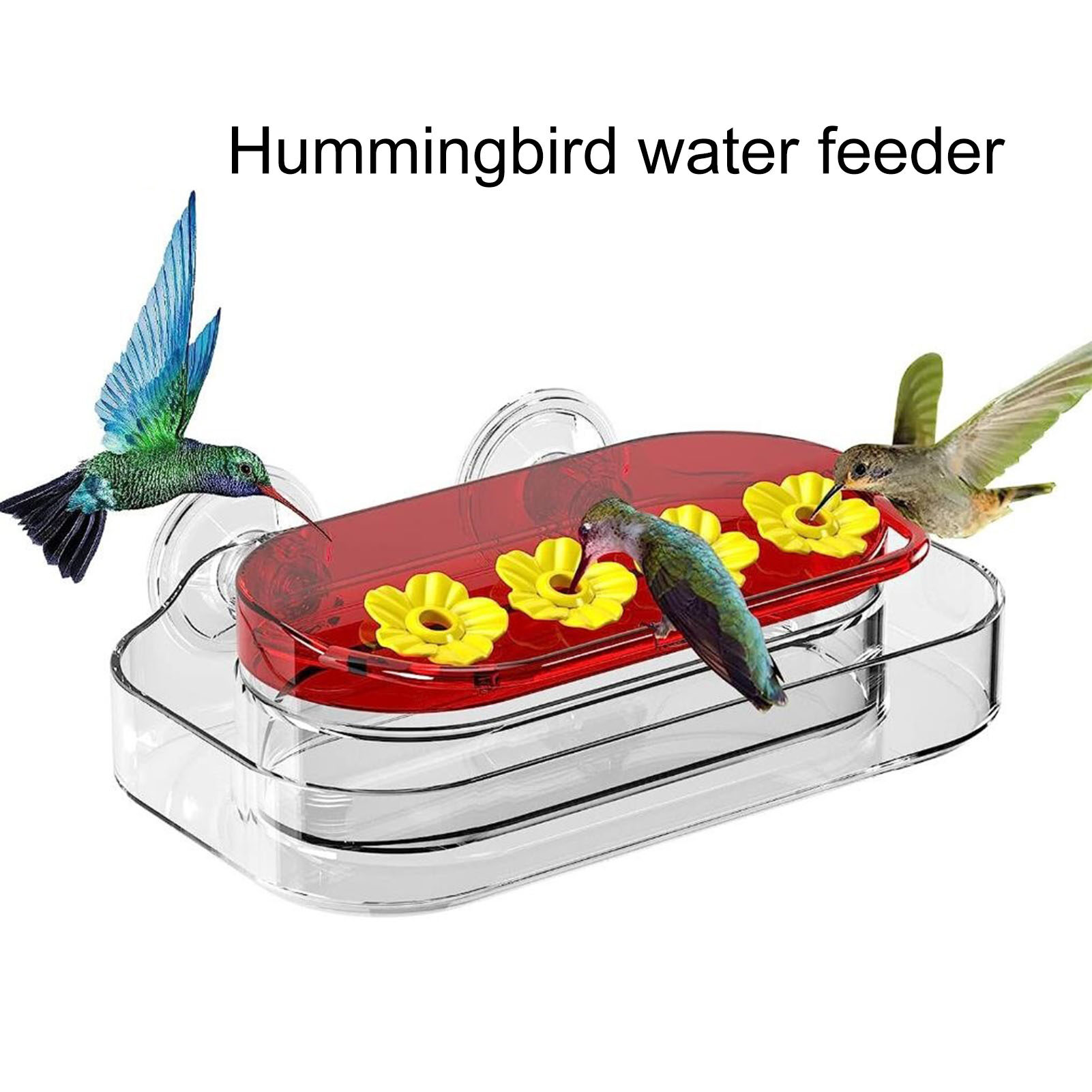 Westcoolpet dụng cụ cho uống nước tái sử dụng dễ dàng để nạp sức chứa lớn không có rò rỉ 4 cổng cho ăn nước nhẹ nhà chim ruồi trung chuyển nguồn cung cấp Chim Ruồi đa dụng