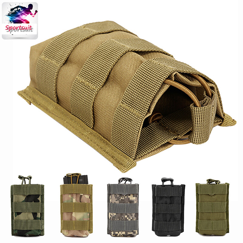 Túi Quân Sự Chiến Thuật Ngoài Trời Molle Mag Pocket Gói Mặt Dây Chuyền Thể Thao Cho M4 MR16 Túi 5:56. 223 Tạp Chí Túi