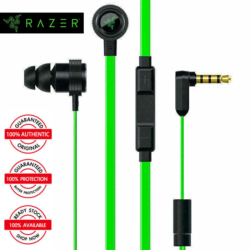 Tai Nghe Razer Hammerhead Pro V2 Giắc Cắm 3.5 Mm Micrô Đa Hướng Có Dây Và Điều Khiển Âm Lượng Tai Nghe Nhạc Chất Lượng Cao Trong Tai Cho Âm Nhạc