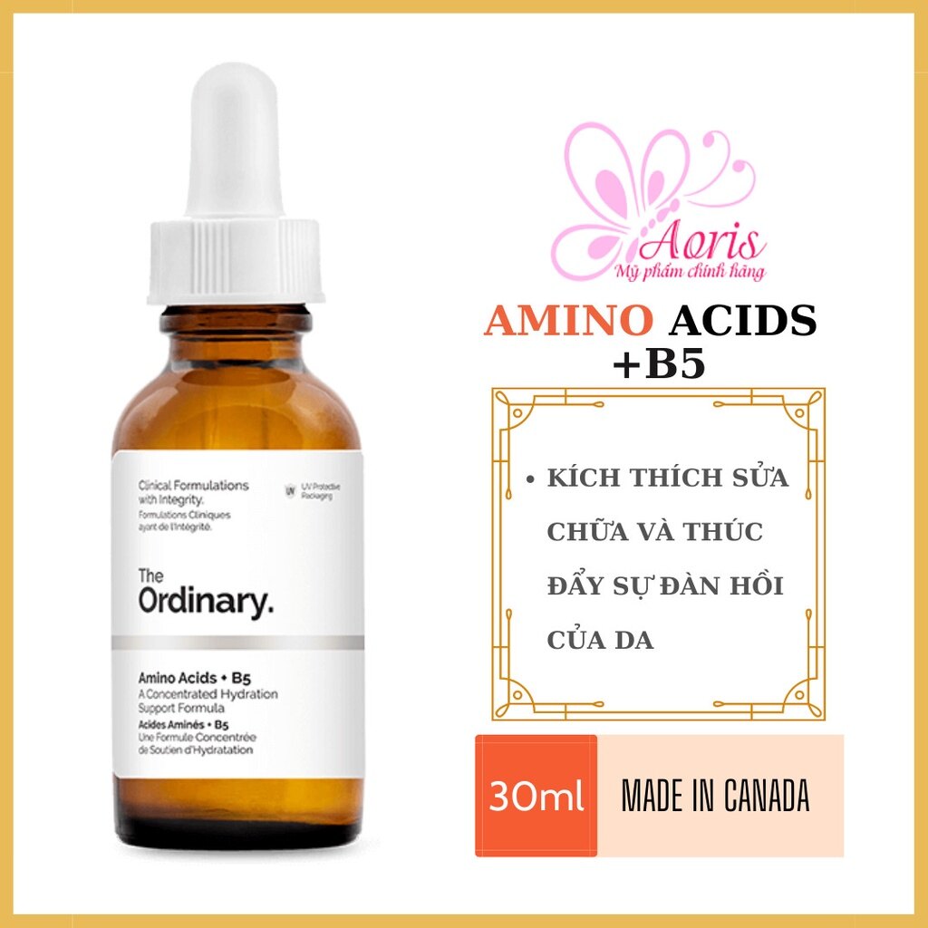 Serum cấp ẩm, dưỡng trắng, phục hồi - the ordinary amino acids + b5