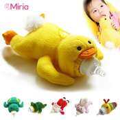 COD Miria Baby Bottle Insulation Cover with Plush Toy