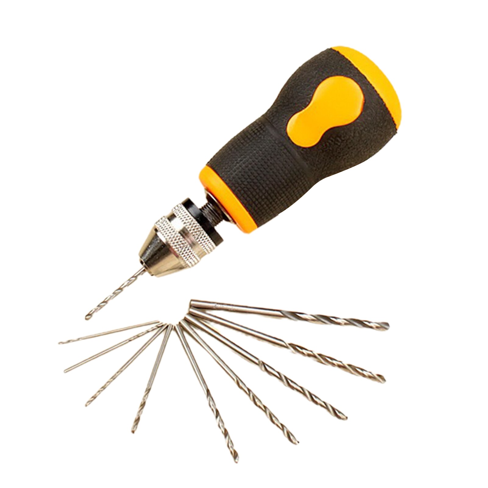 0.5-3.2mm Mini Non-slip Radish Head Hand Twist Drill Woodworking Drilling
