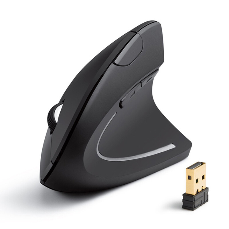 Aolie Wireless Mouse PC&Game Ergonomic Design Vertical 1600DPI Optical—Battery version