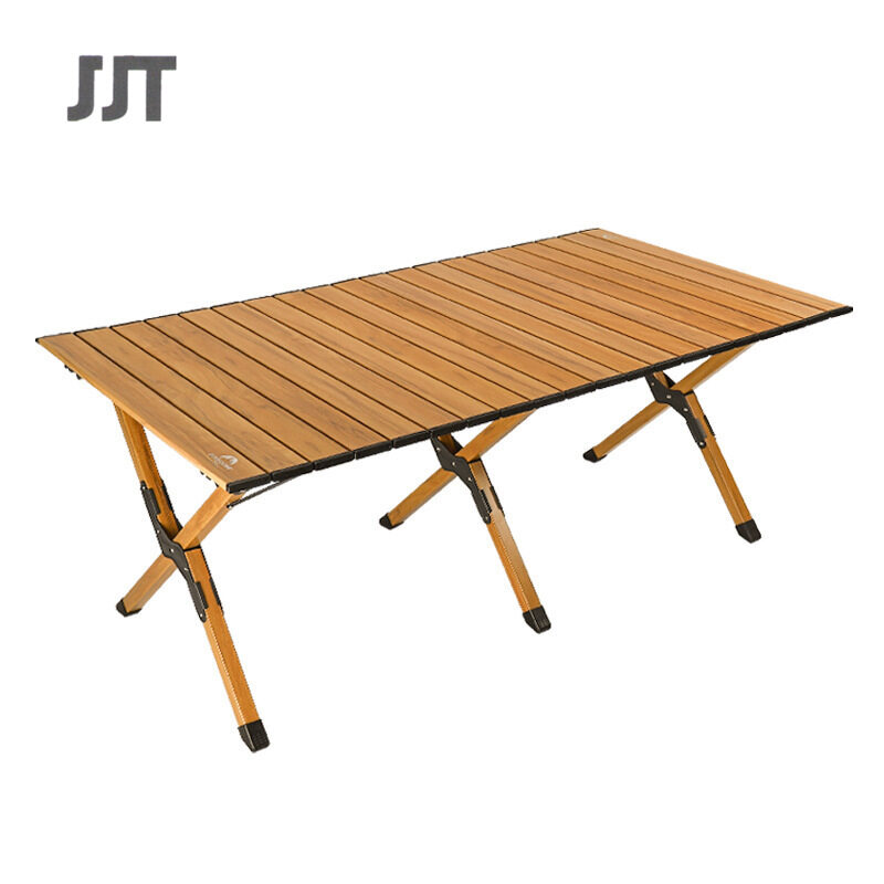 JJT Camping table, outdoor table, foldable, steel frame, foldable, outdoor