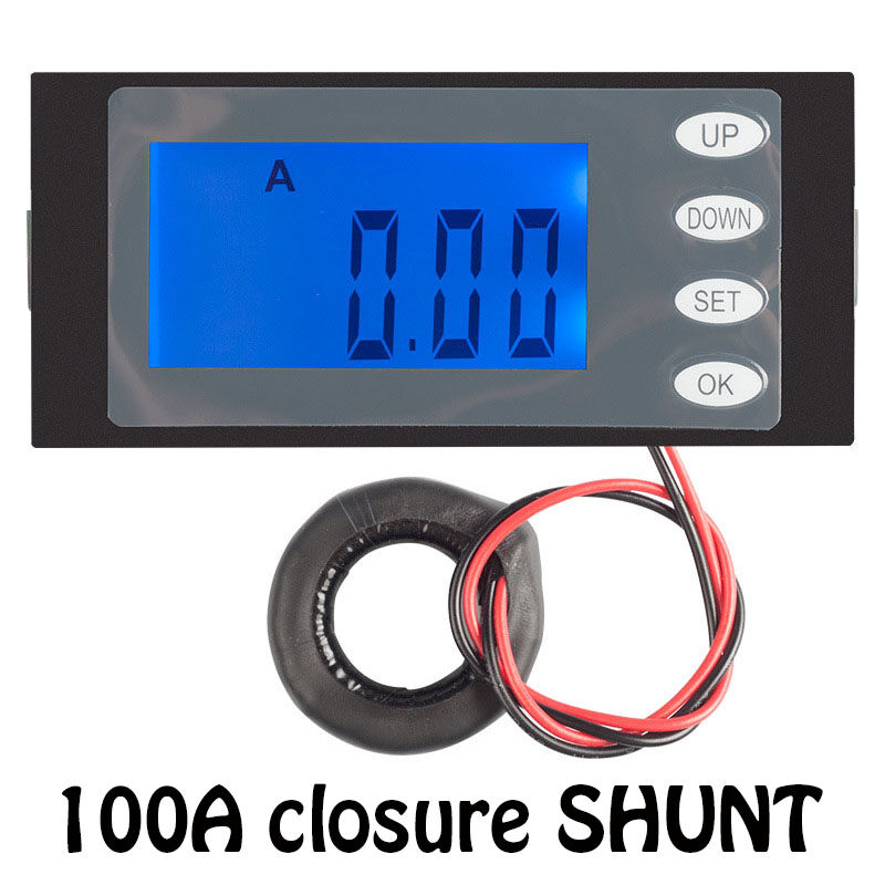 1 cái Màn hình LCD đa chức năng Power Meter AC 220V 20A 100A Vôn kế kỹ thuật số Volt Ampe Watt kWh t
