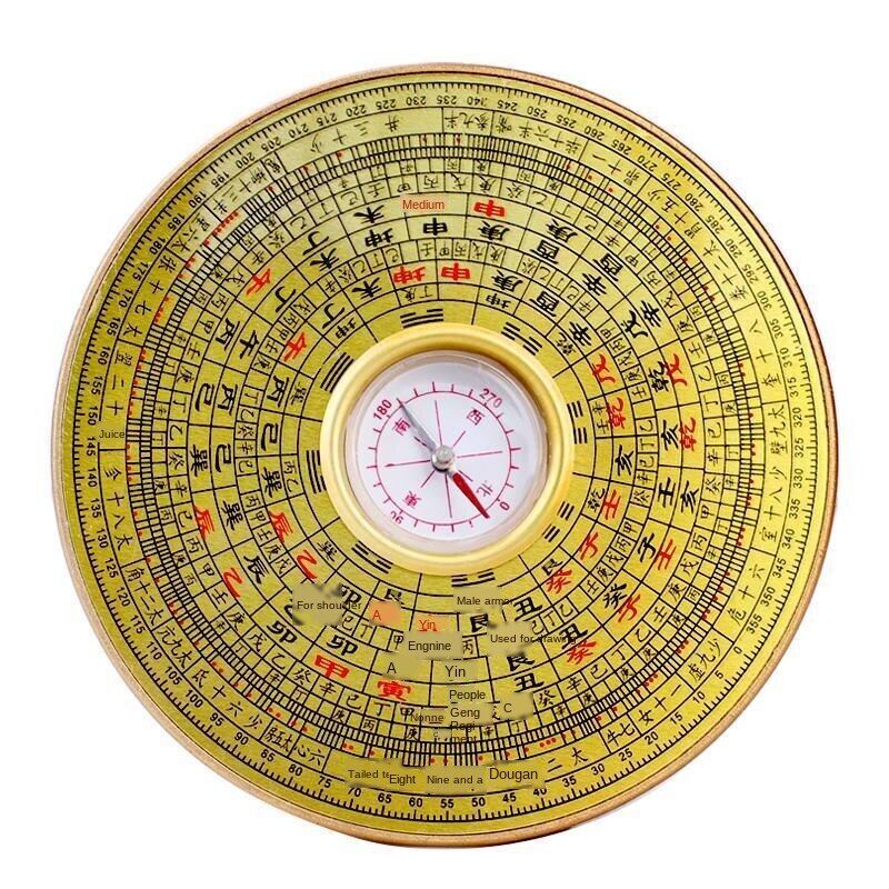 Feng Shui Compass Comprehensive Disk High-precision Professional Feng Shui Compass Small Compass Comprehensive Compass to Carry