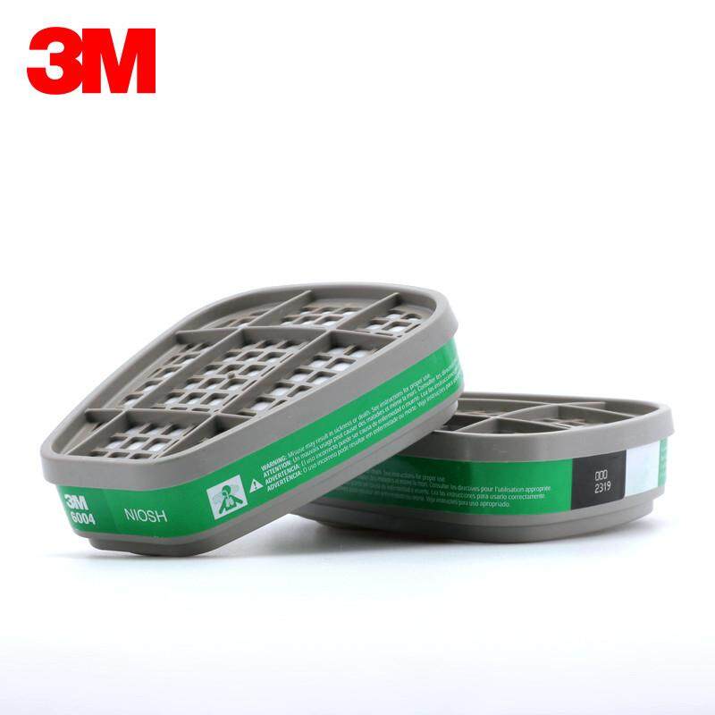 3M 6004 หน้ากากป้องกันแก๊สตลับหมึกแอมโมเนีย Monomethylamine ไส้กรองเครื่องดูดฝุ่นต่อต้านป้องกันแก๊ส