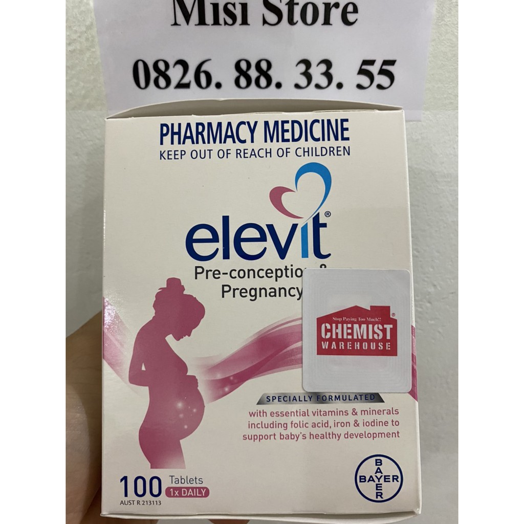 Elevit - vitamin cho bà bầu, mẫu mới