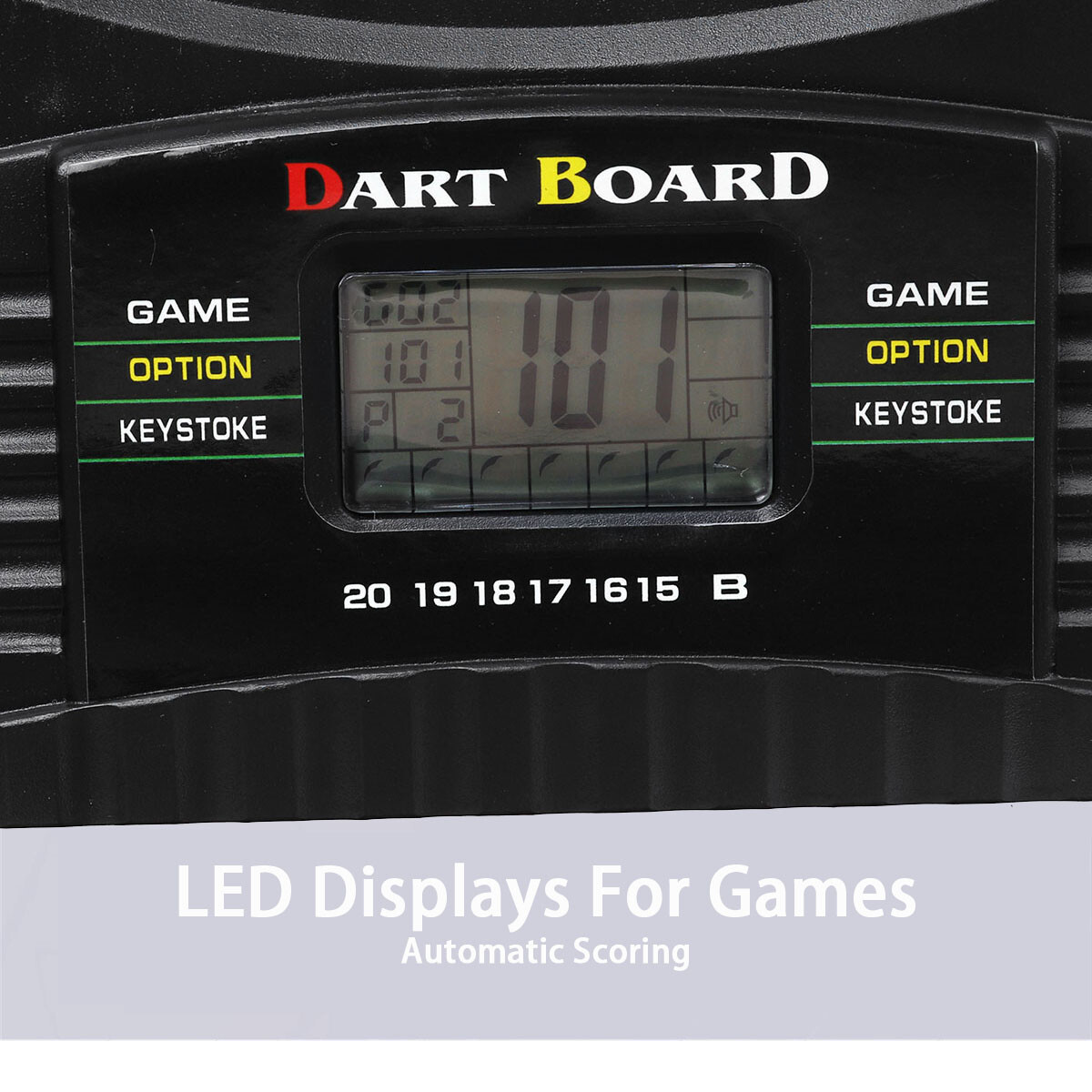 Generic Electronic Dart Board Dartboard Set LCD Score Display With 6