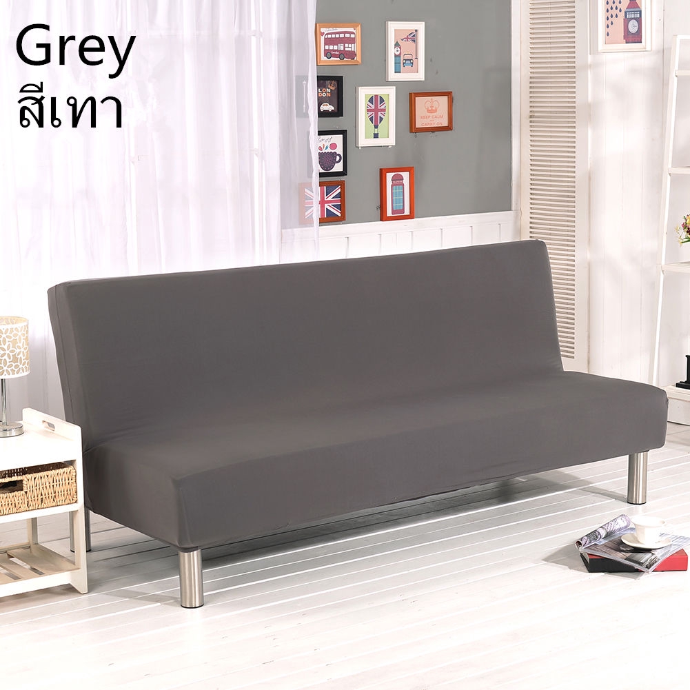 พร้อมส่ง ผ้าคลุมโซฟาแบบพับได้ าคลุมเตียงโซฟา หลายสี S/L(180-210 ซม) /Home_Master