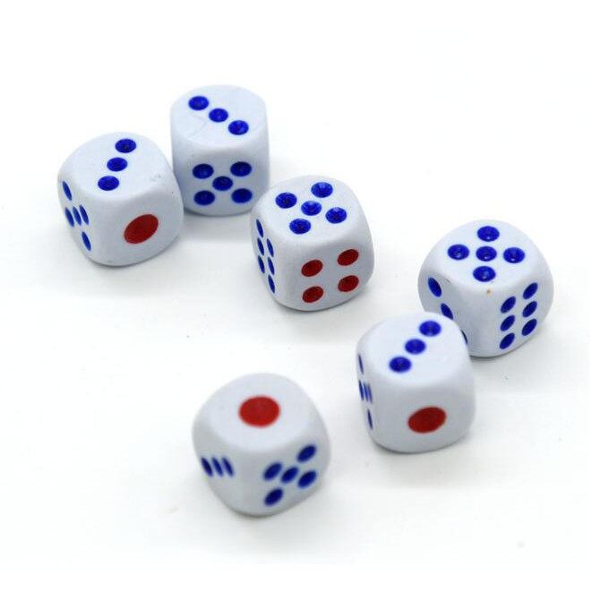 Bộ 6 Xúc Xắc Xí Ngầu Chất Lượng Cao