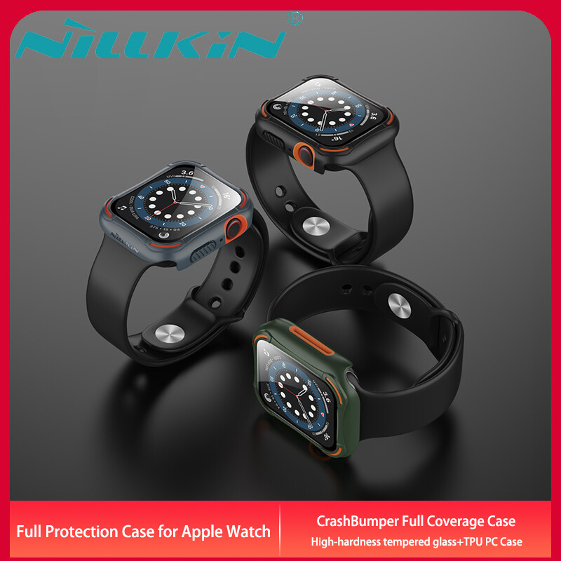 Ốp Bảo Vệ Chống Va Đập Toàn Diện Nillkin 40Mm/44Mm Chính Hãng Cho Apple Watch , 4 5 6 SE