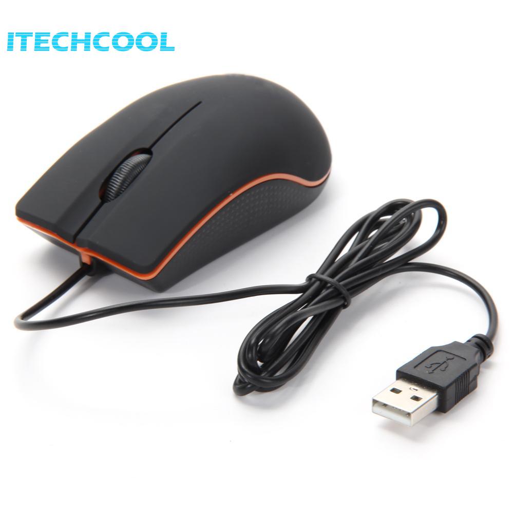 USB 3D Wired Optical Mini Mouse Black